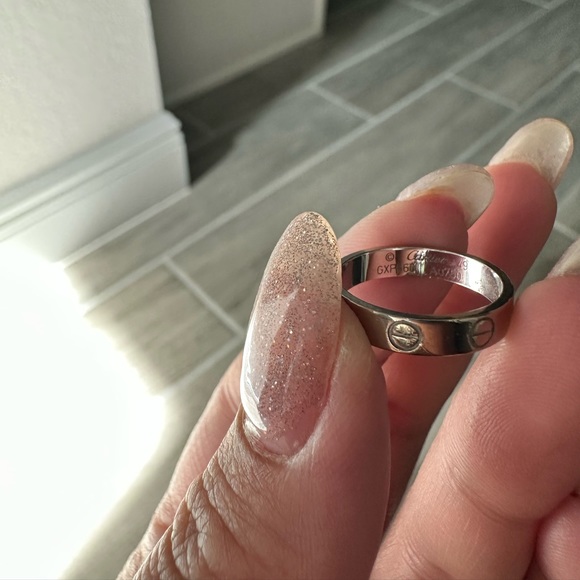 Cartier LOVE Wedding Ring Size 4.75 - Picture 2 of 8